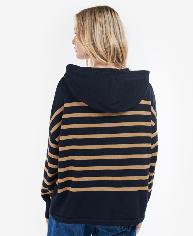 Barbour Odette Knit Női Pulóverek Sötétkék | 569714-NHU