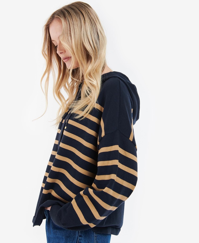 Barbour Odette Knit Női Pulóverek Sötétkék | 569714-NHU