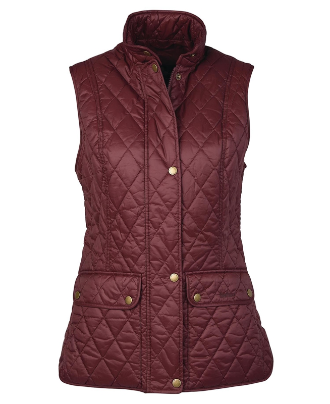 Barbour Otterburn Női Mellény Bordó | 962073-PTO