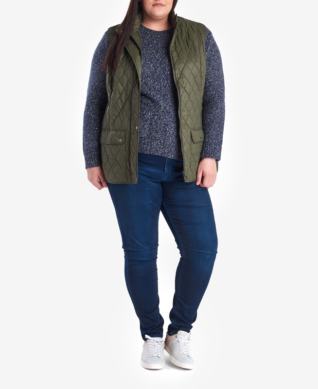 Barbour Otterburn Női Mellény Zöld | 506149-GVL