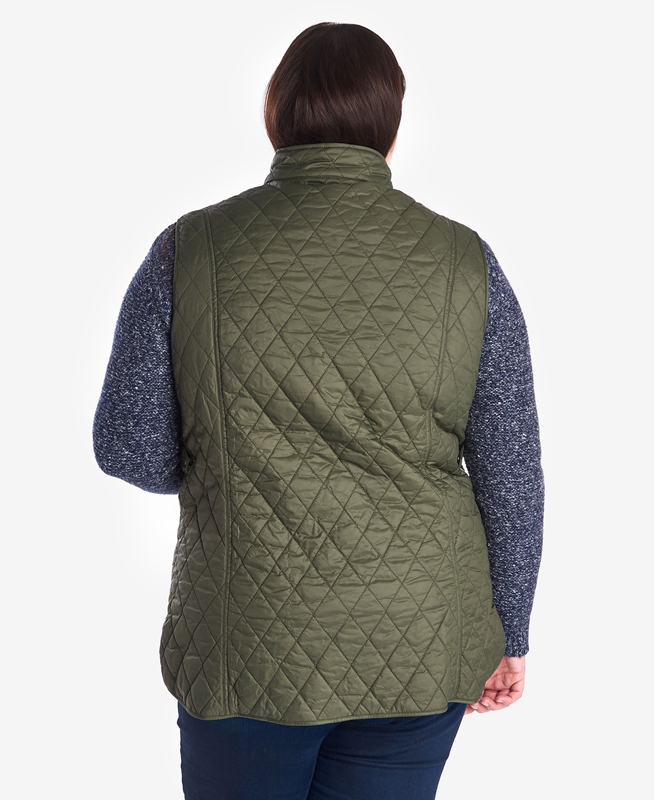 Barbour Otterburn Női Mellény Zöld | 506149-GVL