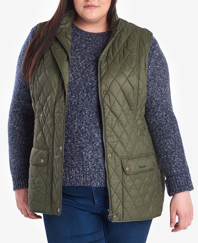 Barbour Otterburn Női Mellény Zöld | 506149-GVL