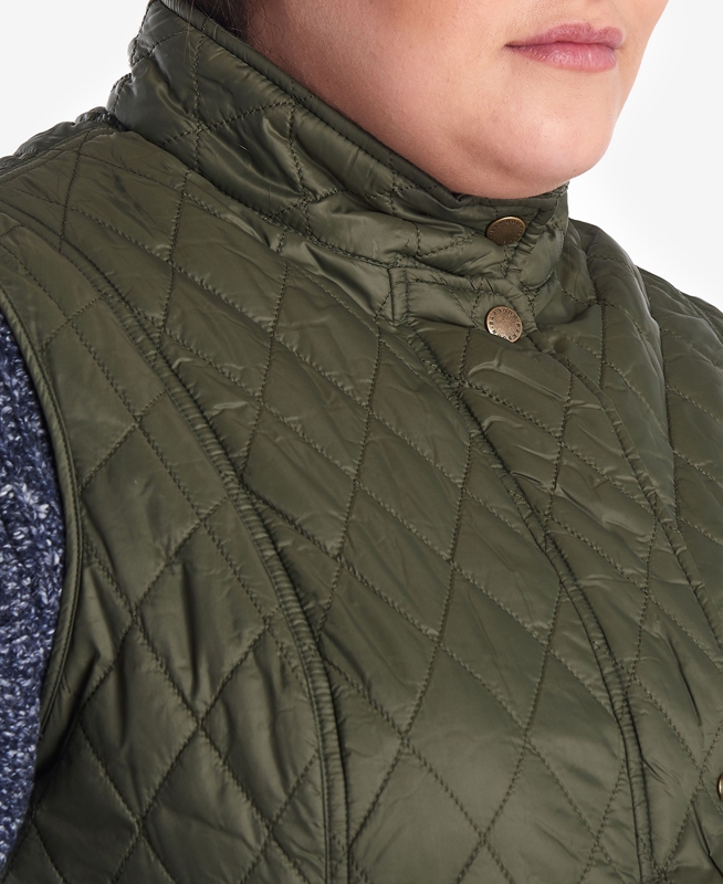 Barbour Otterburn Női Mellény Zöld | 506149-GVL