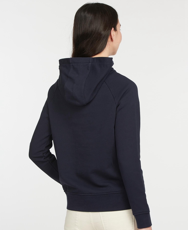 Barbour Otterburn Női Pulóverek Sötétkék | 105628-XMF