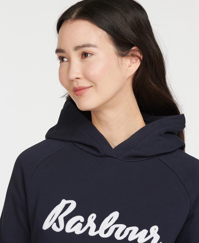 Barbour Otterburn Női Pulóverek Sötétkék | 105628-XMF