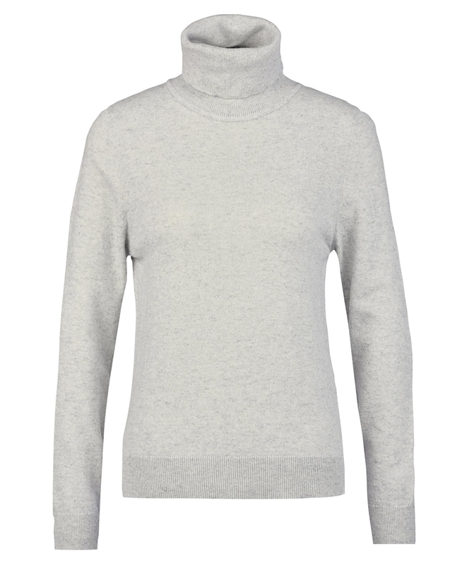 Barbour Pendle Roll-Neck Női Pulóverek Szürke | 541306-FZO
