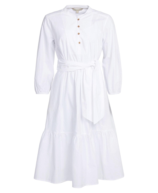 Barbour Philippa Női Ruha Fehér | 379168-OKB