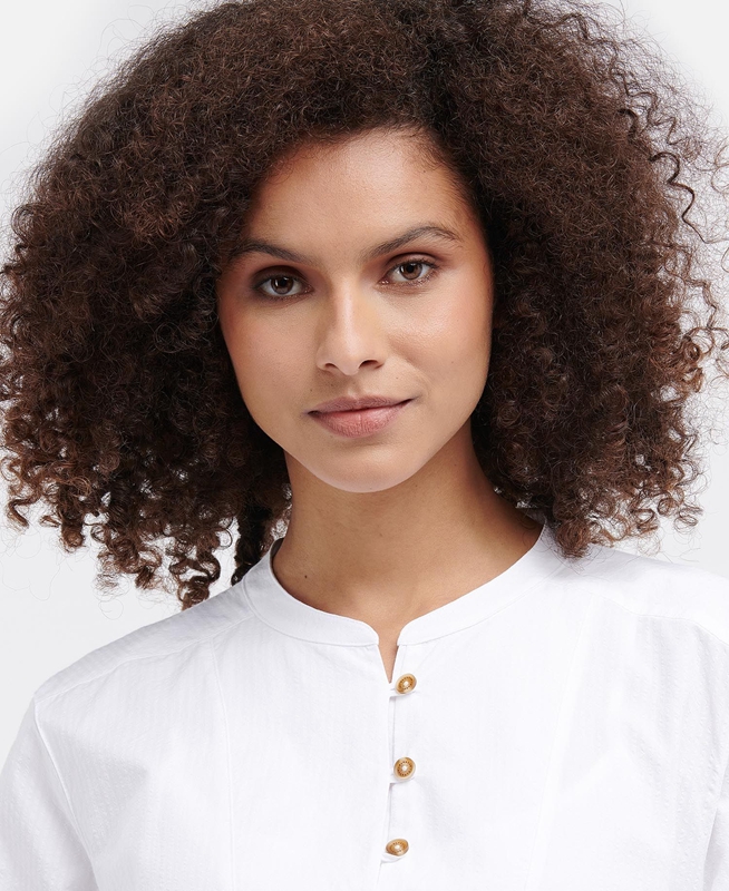 Barbour Philippa Női Ruha Fehér | 379168-OKB