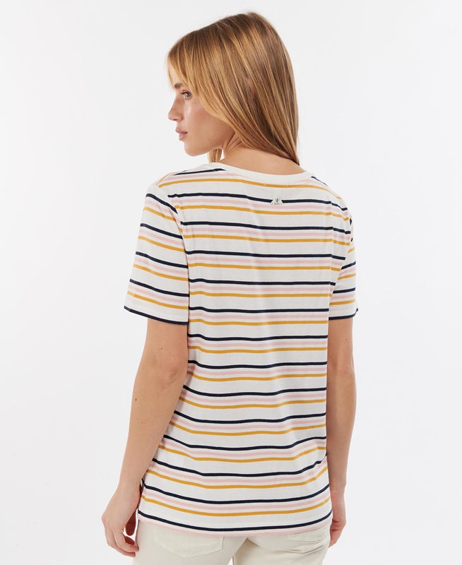 Barbour Picnic Top Női Póló Fehér | 748609-BVQ