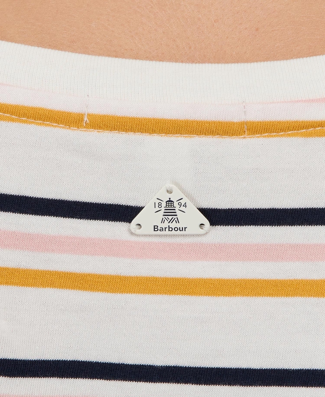 Barbour Picnic Top Női Póló Fehér | 748609-BVQ