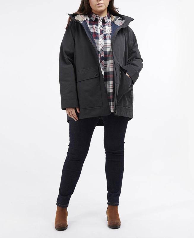 Barbour Plus Armeria Női Vízálló Kabát Sötétkék | 781659-UVI