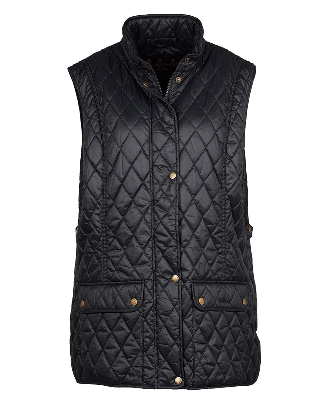 Barbour Plus Otterburn Női Mellény Fekete | 582973-GTQ