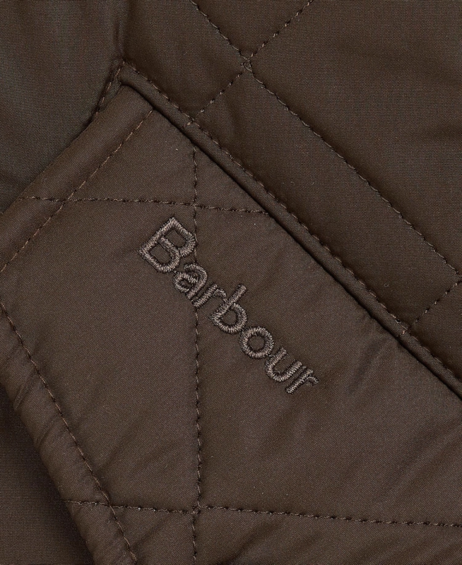 Barbour Powell Férfi Vattázott Kabát Olivazöld | 185092-GLW