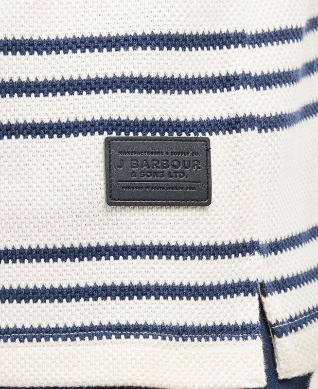 Barbour Rake Striped Férfi Pulóverek Bézs | 934687-GSH