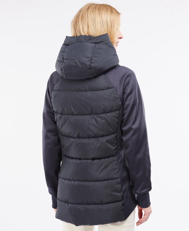 Barbour Reedley Quilted Női Pulóverek Sötétkék | 209654-AQT