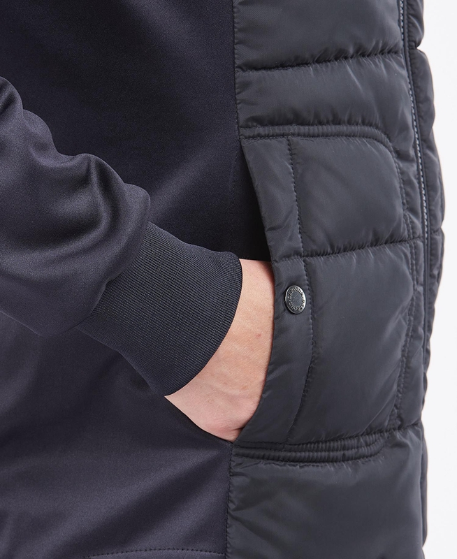 Barbour Reedley Quilted Női Pulóverek Sötétkék | 209654-AQT