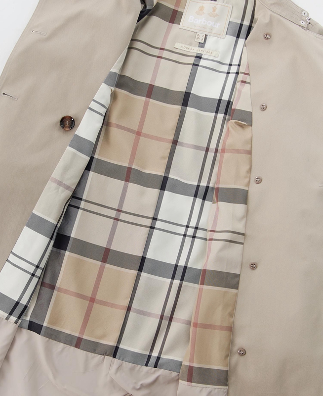 Barbour Rövid Greta Showerproof Női Alkalmi Dzsekik Szürke | 540769-GHY