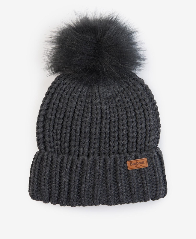 Barbour Saltburn Beanie Női Kalap Fekete | 310485-XBM