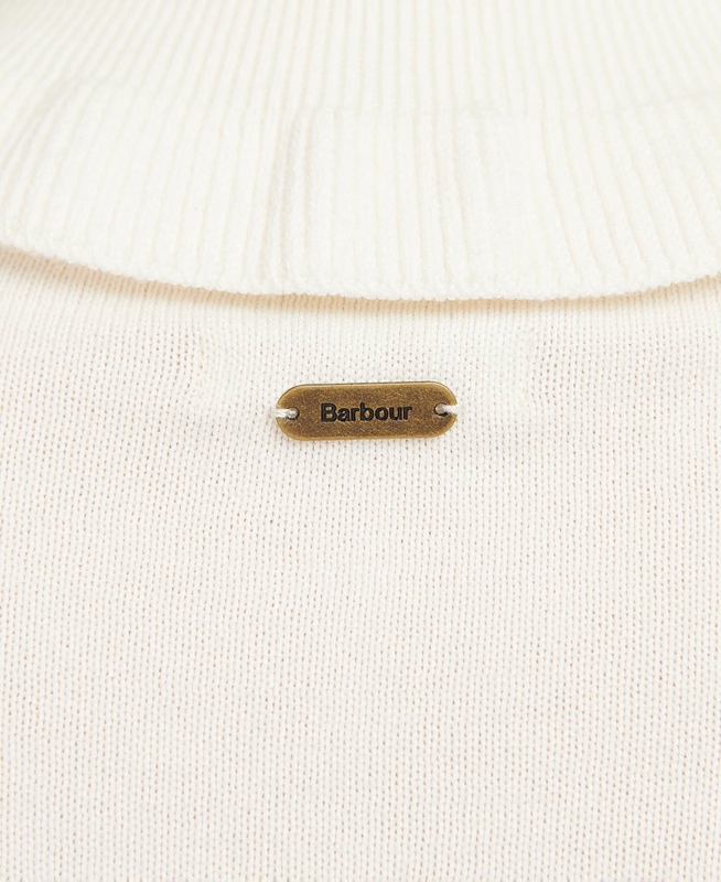 Barbour Scarlet Knit Női Pulóverek Fehér | 621085-BNZ