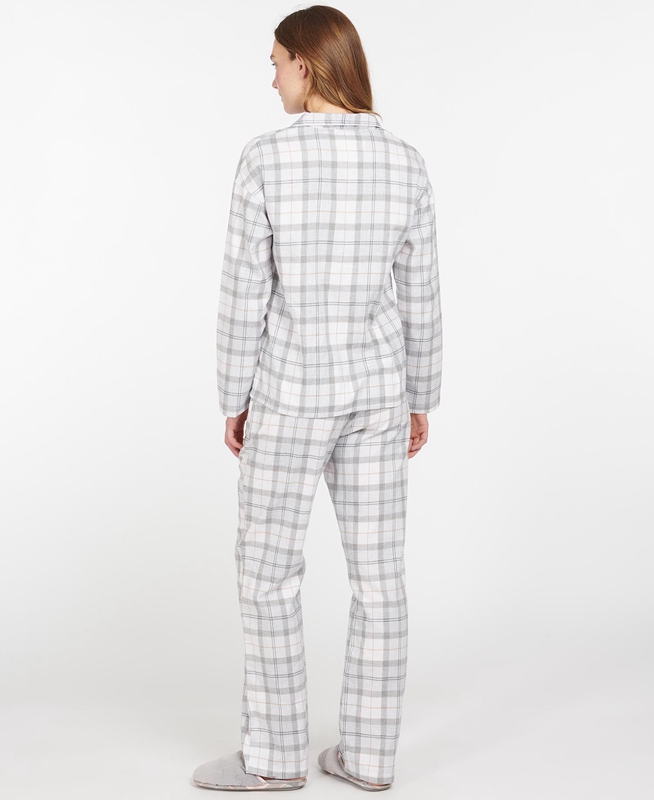 Barbour Schlafanzug-Set Ellery Női Hálóruha Szürke | 428190-ICE