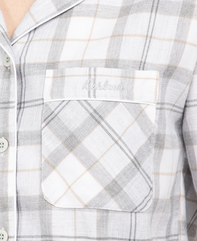 Barbour Schlafanzug-Set Ellery Női Hálóruha Szürke | 428190-ICE