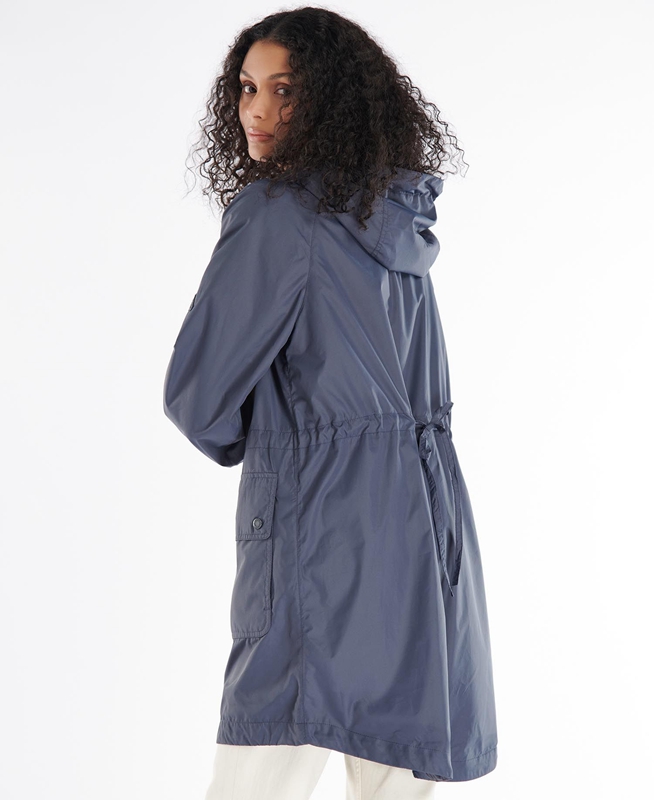 Barbour Sea Daisy Showerproof Női Alkalmi Dzsekik Sötétkék | 479806-ZAF