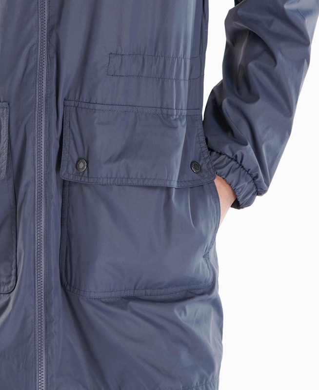 Barbour Sea Daisy Showerproof Női Alkalmi Dzsekik Sötétkék | 479806-ZAF