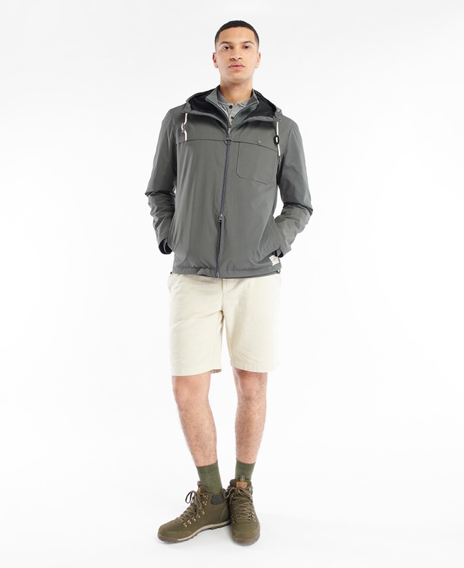 Barbour Selby Showerproof Férfi Alkalmi Dzsekik Szürke | 156302-RID