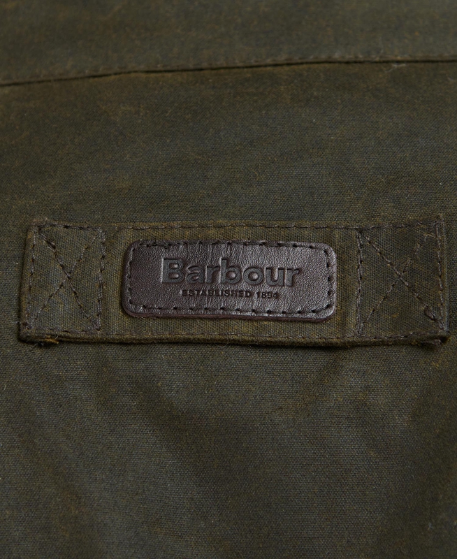 Barbour Sheldon Férfi Viaszos Kabát Olivazöld | 935416-XQG