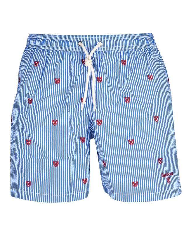 Barbour Shield Swim Férfi Nadrág Kék | 795163-NJU