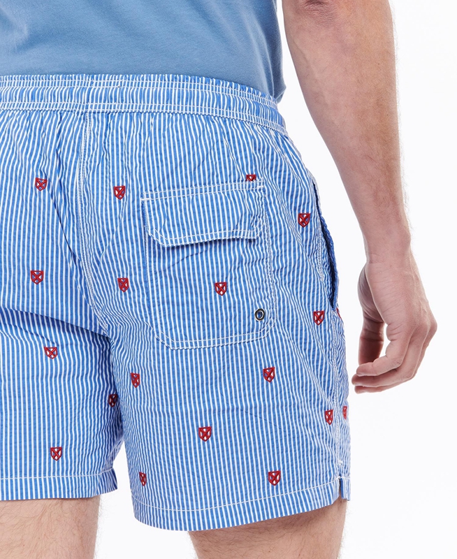 Barbour Shield Swim Férfi Nadrág Kék | 795163-NJU