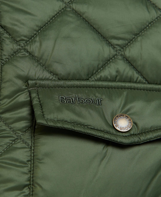 Barbour Shirt Férfi Vattázott Kabát Zöld | 681720-QWB