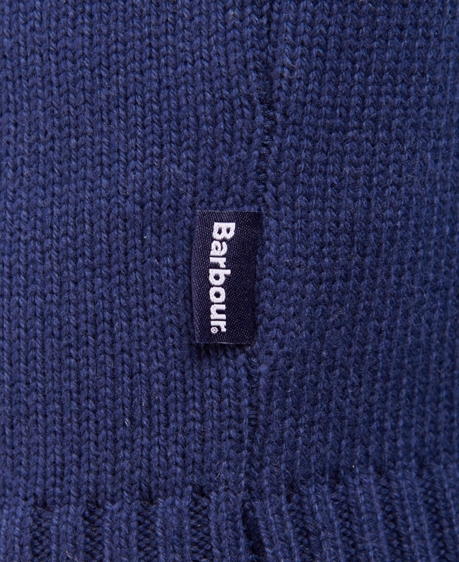 Barbour Shoal Half Zip Férfi Pulóverek Kék | 315682-VDA