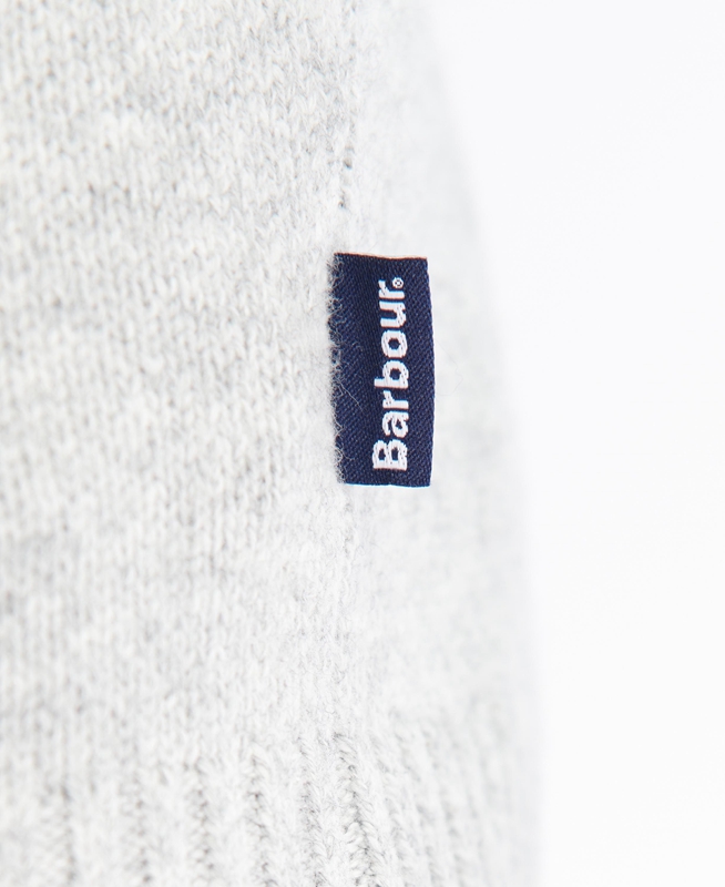 Barbour Shoal Half Zip Férfi Pulóverek Szürke | 587601-JDE