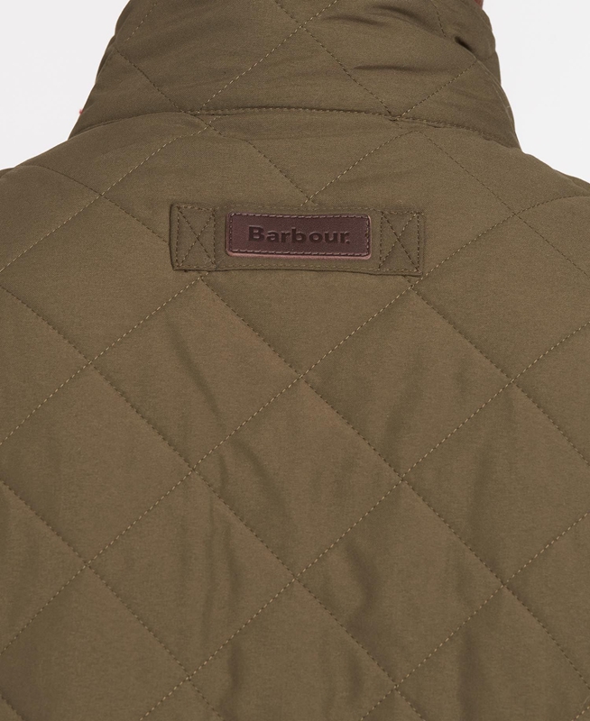Barbour Shoveler Férfi Vattázott Kabát Olivazöld | 275301-FVT