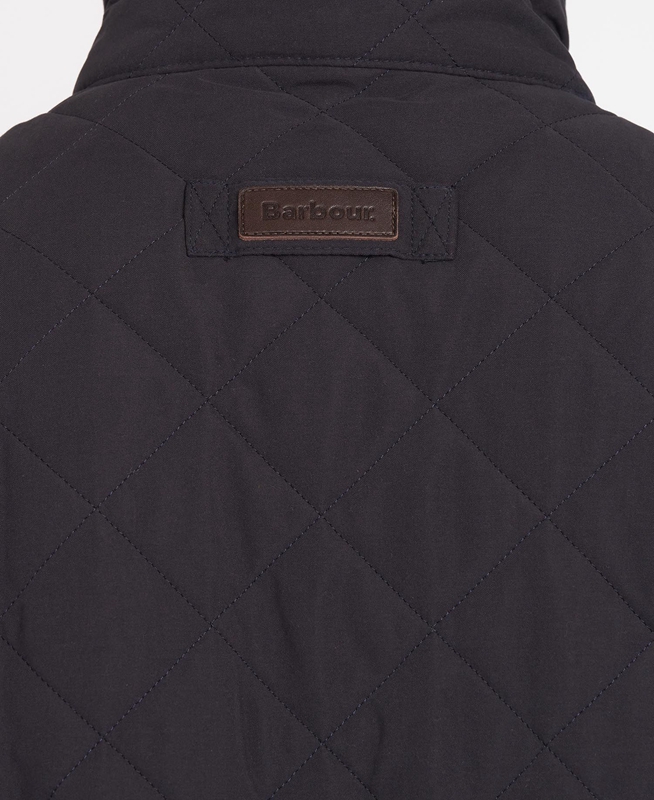 Barbour Shoveler Férfi Vattázott Kabát Sötétkék | 965023-MZV