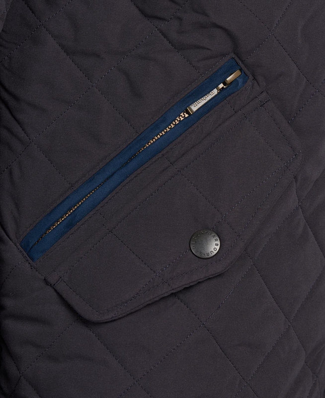 Barbour Shoveler Férfi Vattázott Kabát Sötétkék | 965023-MZV