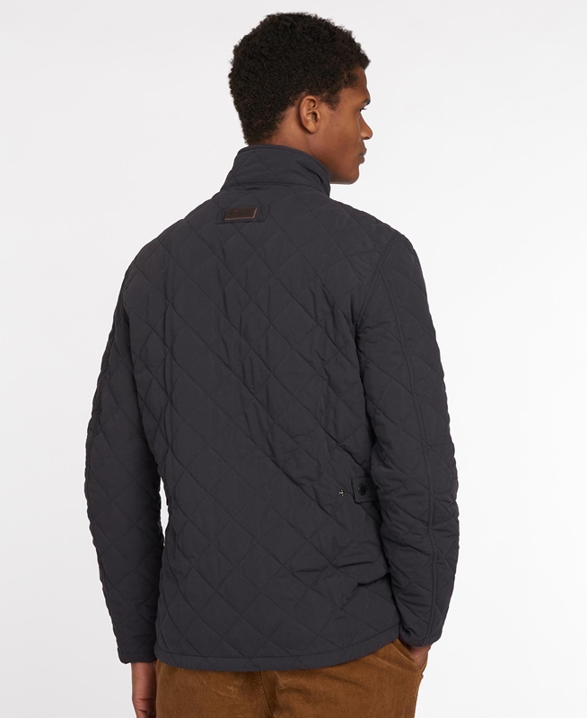 Barbour Shoveler Férfi Vattázott Kabát Sötétkék | 965023-MZV