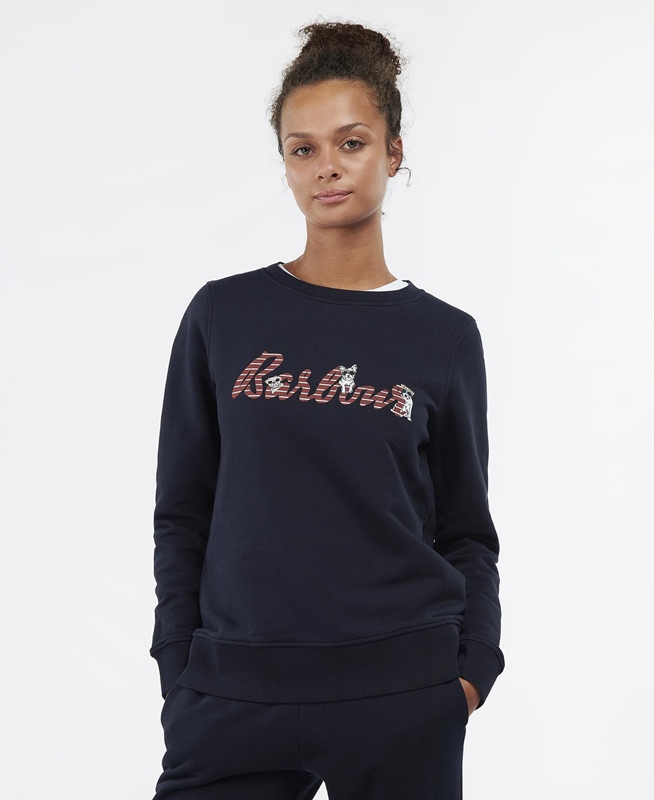 Barbour Southport Női Pulóverek Sötétkék | 937081-JUB