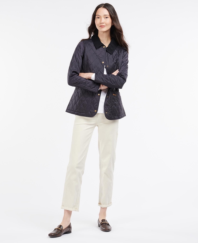 Barbour Steppjacke Annandale Női Vattázott Kabát Sötétkék | 468025-FCS