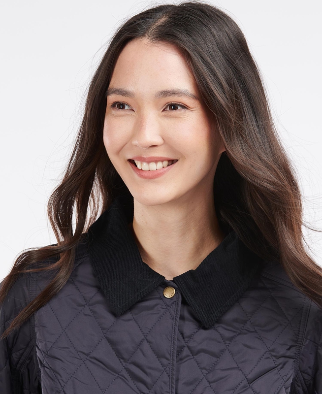 Barbour Steppjacke Annandale Női Vattázott Kabát Sötétkék | 468025-FCS