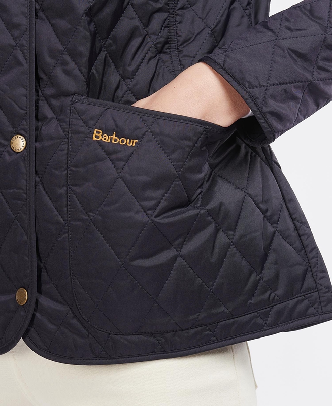 Barbour Steppjacke Annandale Női Vattázott Kabát Sötétkék | 468025-FCS