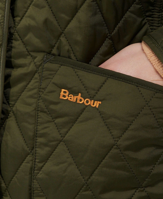 Barbour Steppjacke Annandale Női Vattázott Kabát Olivazöld | 976543-NJU