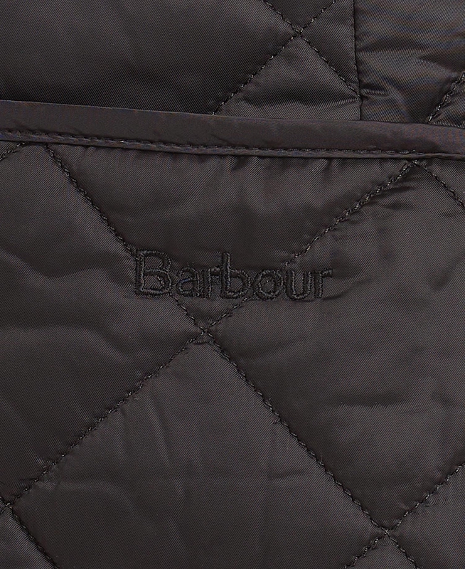Barbour Steppjacke Deveron Női Vattázott Kabát Fekete | 367512-HAL