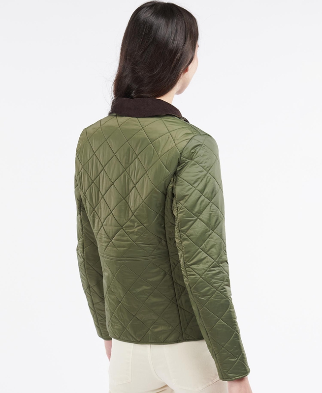 Barbour Steppjacke Deveron Polarquilt Női Vattázott Kabát Zöld | 823740-LHC