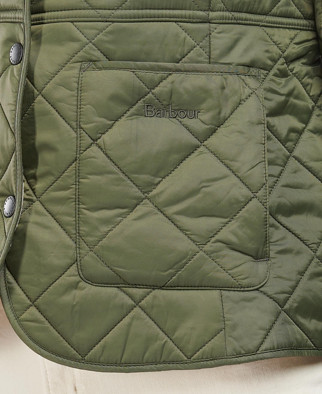 Barbour Steppjacke Deveron Polarquilt Női Vattázott Kabát Zöld | 823740-LHC