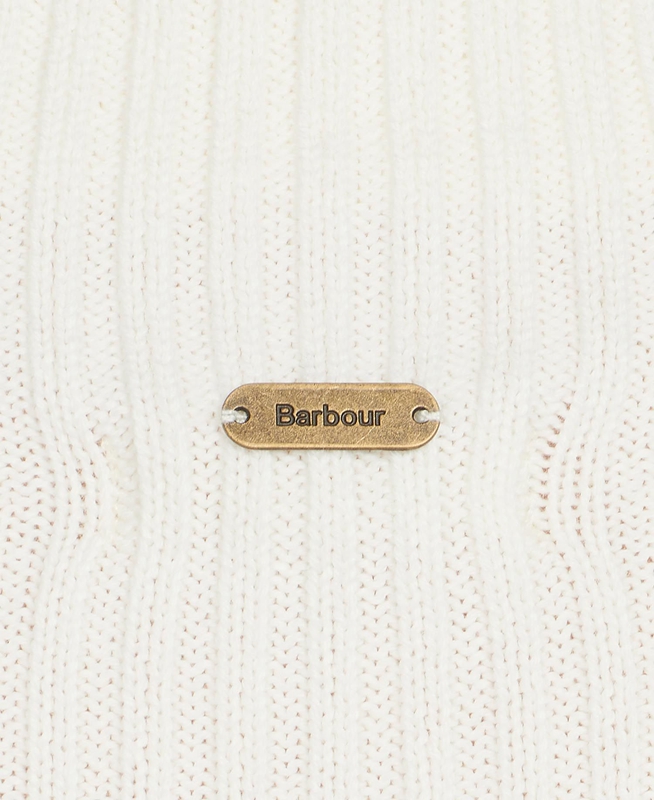 Barbour Stitch Guernsey Cape Női Pulóverek Krém | 725109-GPS