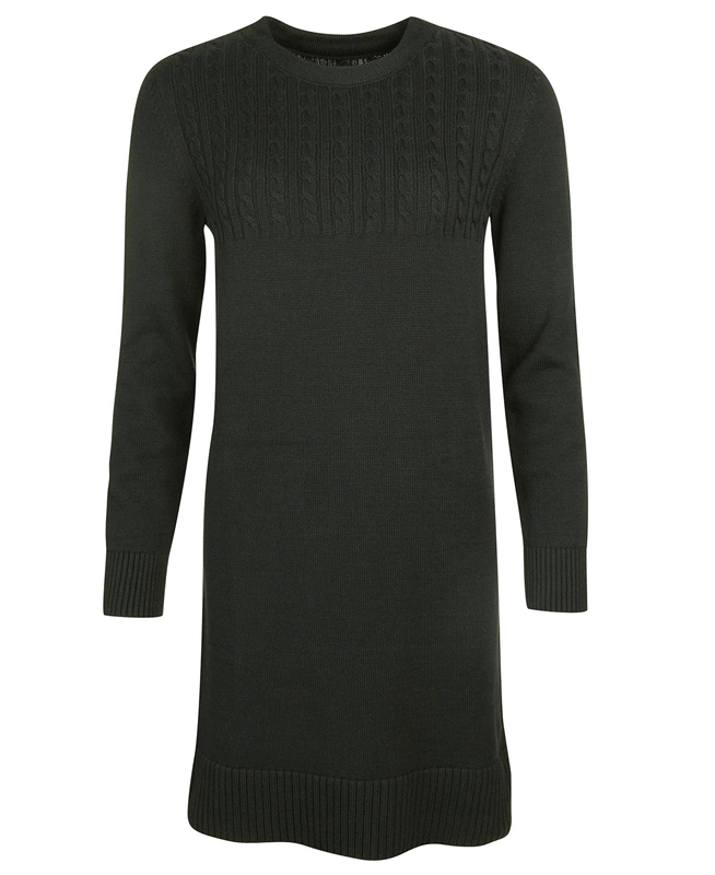Barbour Stitch Guernsey Női Ruha Olivazöld | 967830-VGK