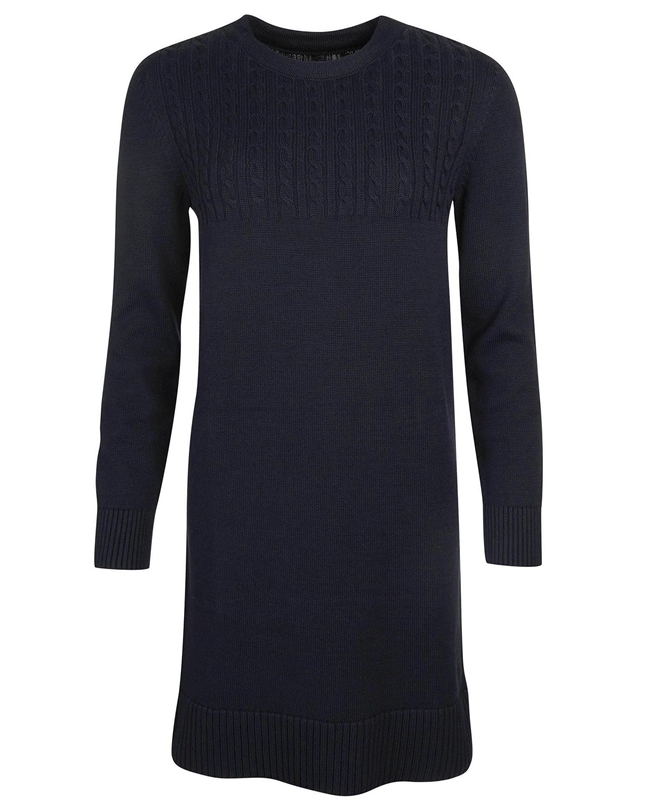 Barbour Stitch Guernsey Női Ruha Sötétkék | 098345-PUV