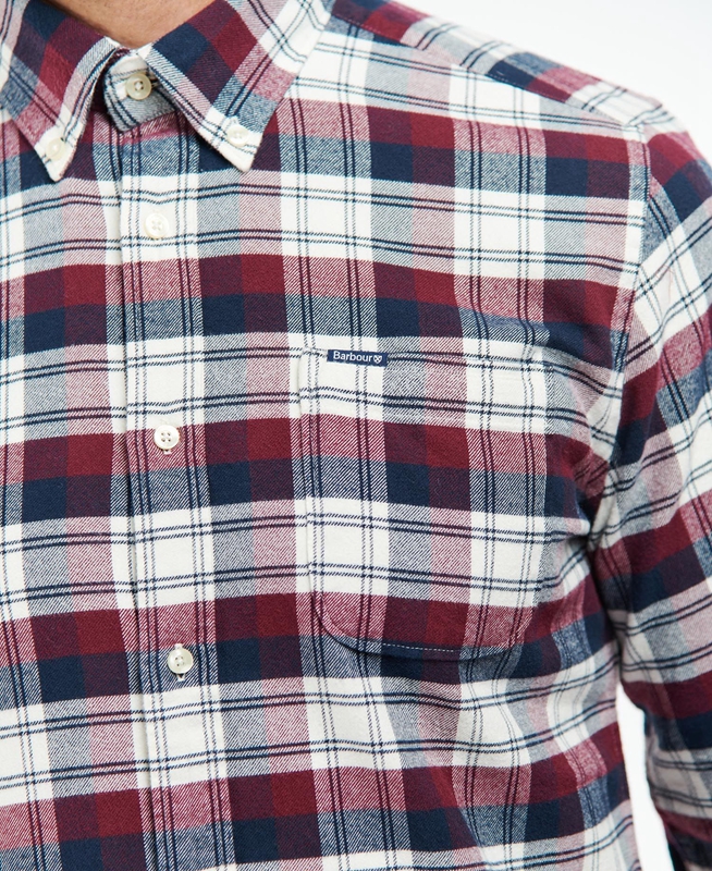 Barbour Stonewell Tailored Fit Férfi Ingek Rózsaszín | 138542-ZXC